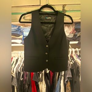 Panther WOMENS black Vest with Buttons & Fully Lined